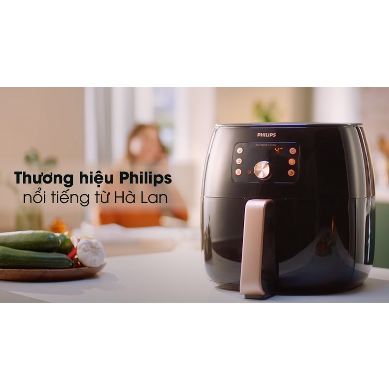 Nồi chiên không dầu Philips HD9860/90 - Hàng chính hãng