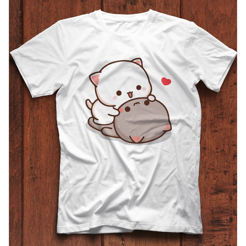 Áo Thun Mèo Peach Và Goma G02