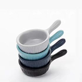 Chén decor, chén nhỏ đựng gia vị có tay cầm nhựa Melamine cao cấp