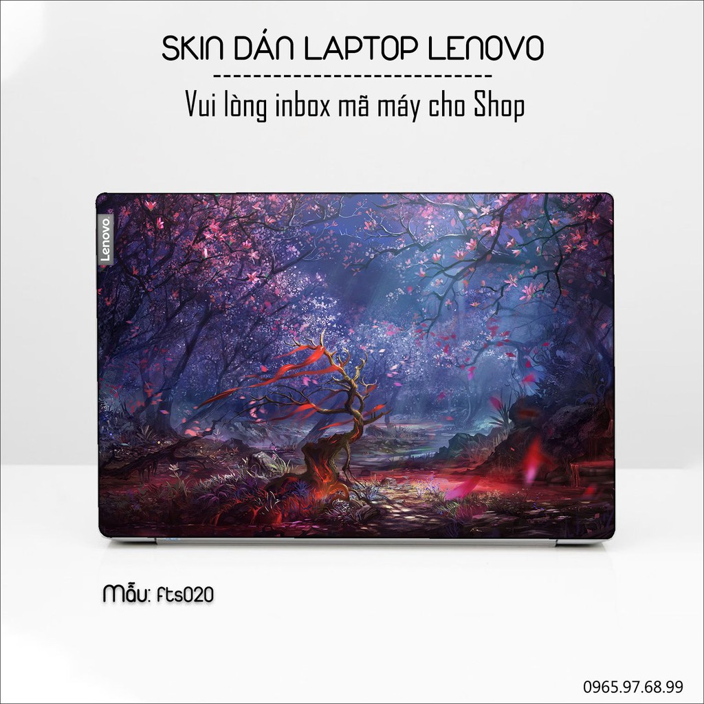 Skin dán Laptop Lenovo in hình Fantasy _nhiều mẫu 3 (inbox mã máy cho Shop)