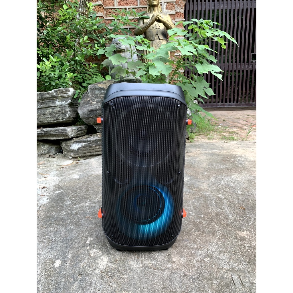 Loa Kéo Pro Partybox QS-8607 Karaoke Bluetooth Hát Siêu Hay Mẫu Mới-Tặng kèm Mic không dây