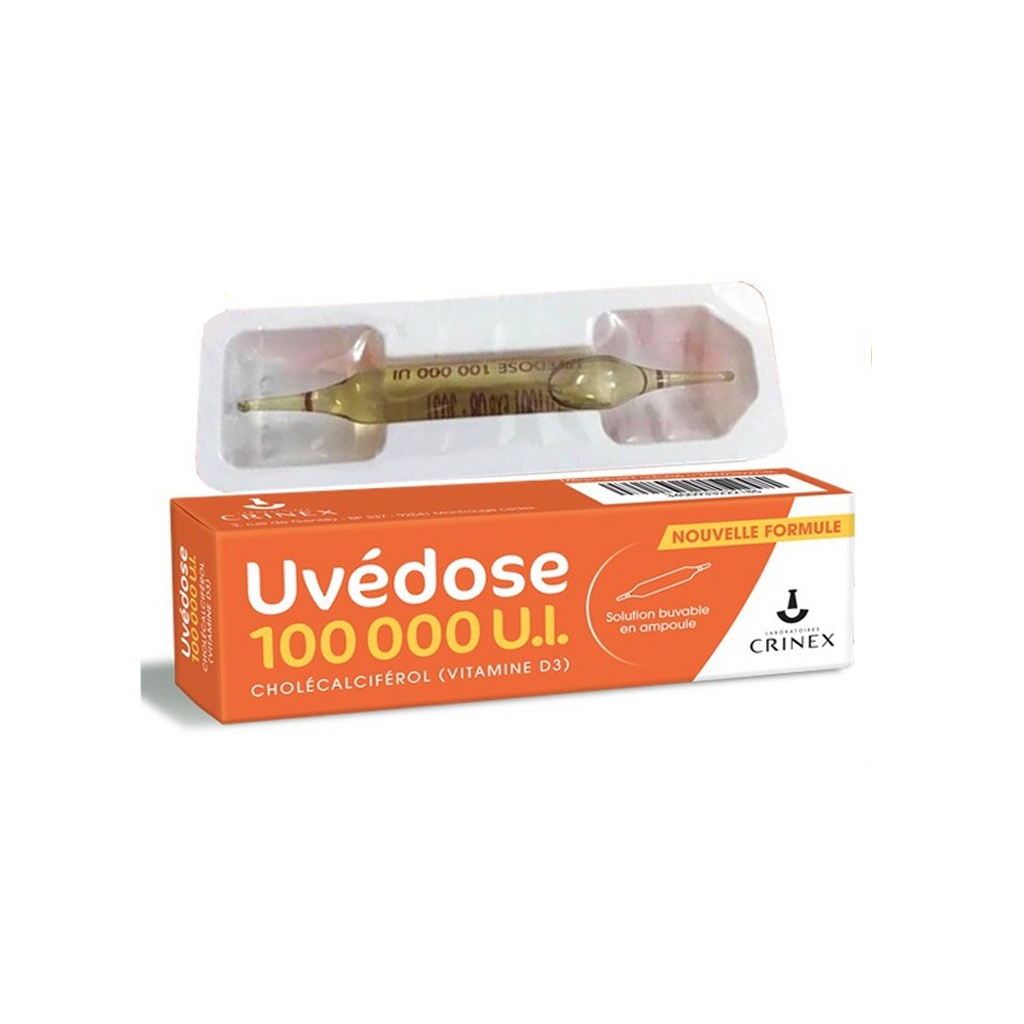 Vitamin D3 Uvedose liều cao 100000 UI Pháp