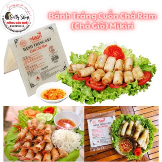 Bánh Tráng Gạo Mikiri - Bánh Tráng Cuốn Chả Ram (Chả Giò) 24 Lá - Sally Food