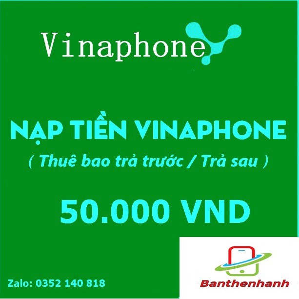 Thẻ cào Vinaphone 50k