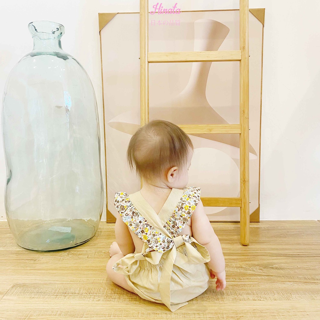 Set romper mùa xuân siêu dễ thương cho bé gái HINATA - BF49