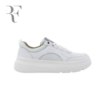 Giày bata nữ trắng, kiểu dáng sneaker giày thể thao đế độn bằng #freya official #noblesse #nesty #x8100