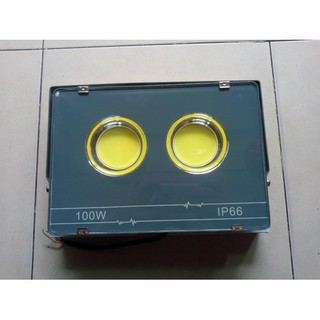 Đèn pha led COB ngoài trời 100W tụ quang chiếu xa IP66
