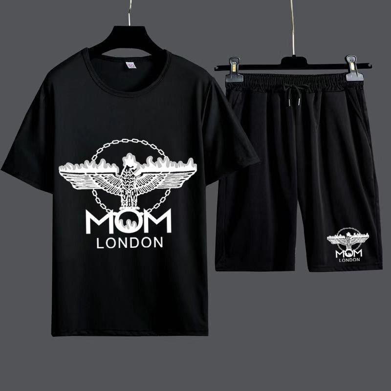 Set quần áo thể thao ngắn tay dáng rộng mới cho nam