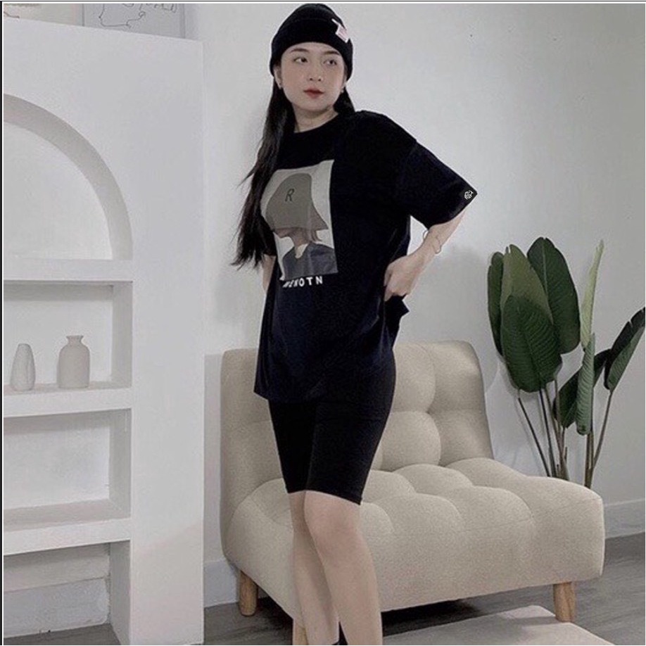 Áo thun phông logo tay nam nữ PINK tay lỡ form rộng CÔ GÁI Unisex