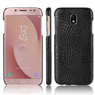 For Samsung galaxy J730 Case Crocodile Pattern Skin Hard Cover