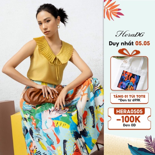 Áo kiểu cổ dập ly HeraDG - SAKBA054