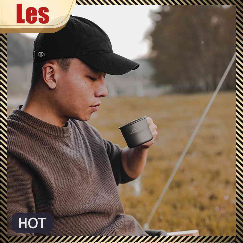 Cốc Uống Nước Cắm Trại Có Tay Cầm Có Thể Gấp Gọn Tiện Dụng