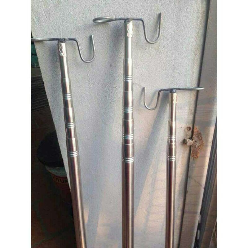 (tặng 1 túi bổi + Móc) Sào bẫy chim, treo lồng chim,sào rút inox đã năng - Giá rẻ