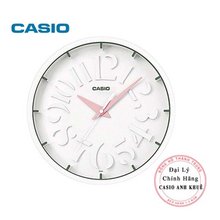 Mua Đồng hồ treo tường phong cách hiện đại Casio IQ-64-4DF màu trắng ( 30.5 x 4.7 cm)