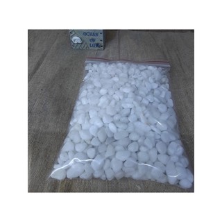 Sỏi trắng trang trí cây trồng