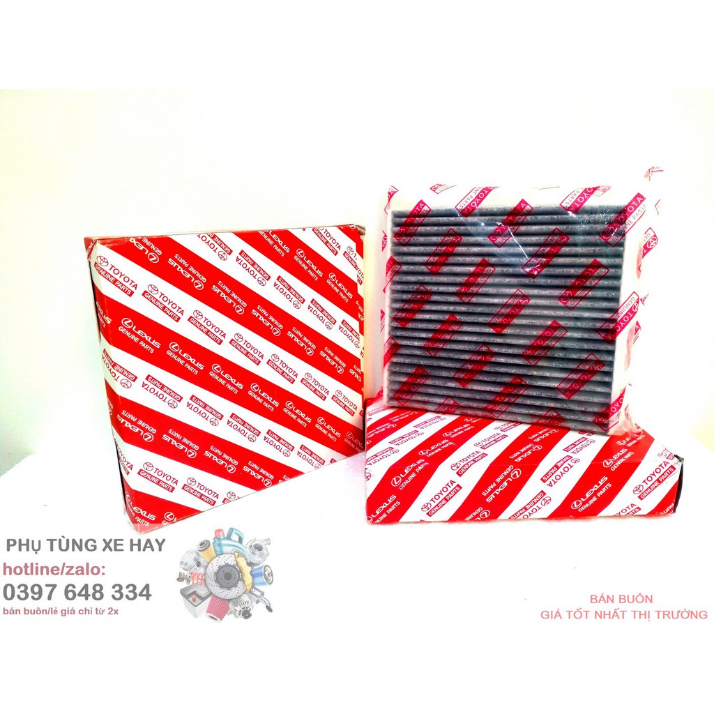 Lọc gió điều hòa Toyota, Vios, Veloz, Avanza Premio, Corrola Altis, Camry, Innova, Fortuner