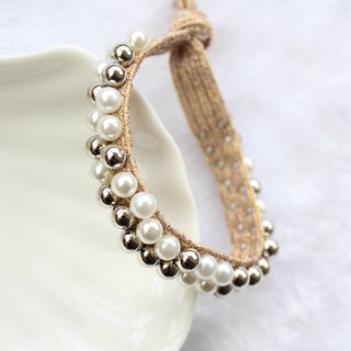 Dây buộc tóc hạt đính như hình