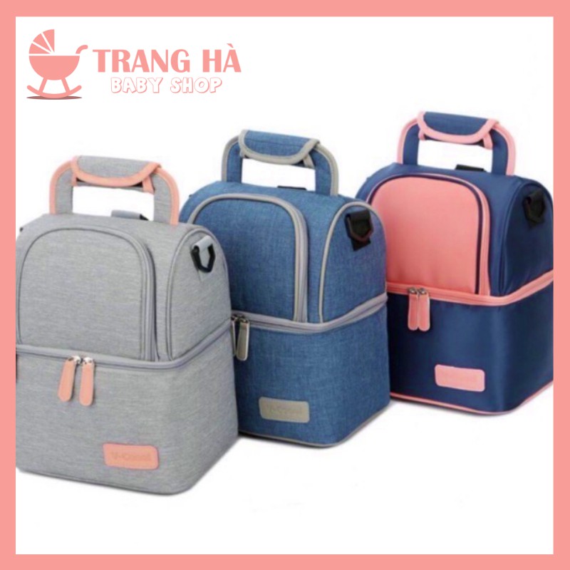 𝑲𝑬̀𝑴 Đ𝑨́ 𝑲𝑯𝑶̂BALO GIỮ NHIỆT BẢO QUẢN SŨA MẸ 2 TẦNG VCOOL