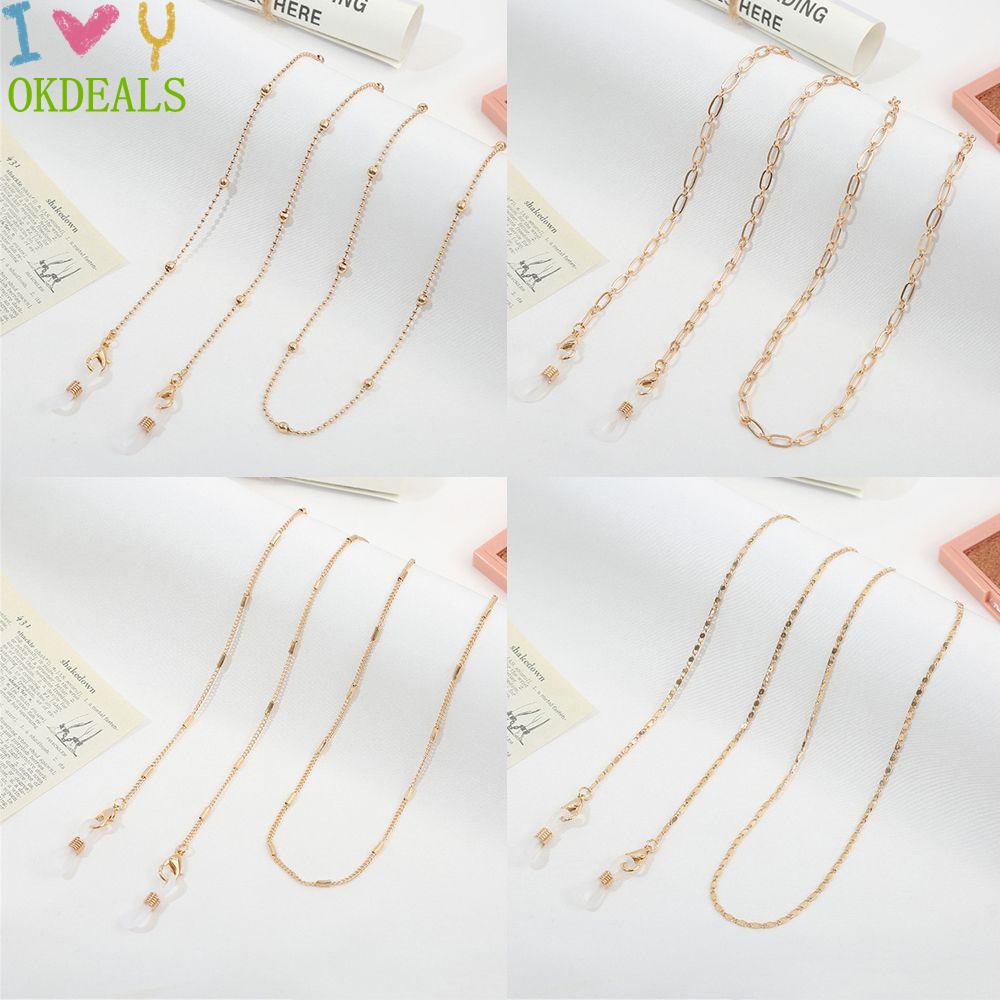 Dây đeo mắt kính bảo vệ chống thất lạc bằng hợp kim phong cách punk sang trọng dành cho bé