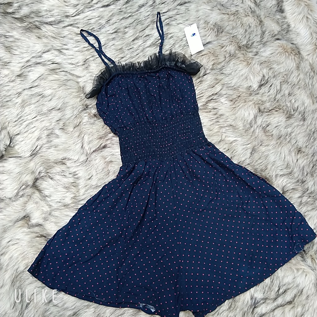 jump liền quần 2 dây nhún bo eo