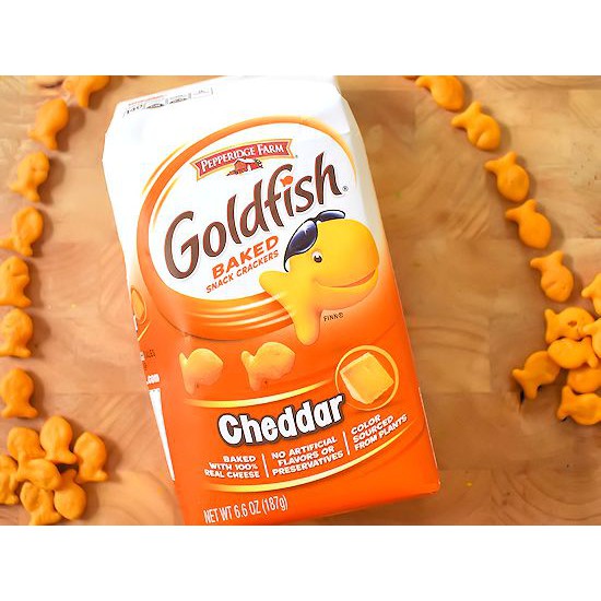 (2 vị) Bánh cá Goldfish Pepperidge Farm gói 187gr