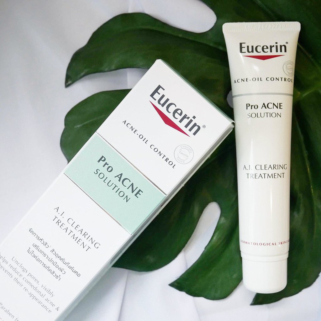 Tinh chất Eucerin Pro Acne A.I Clearing Treatment 40ml - giảm mụn, nhờn, giảm viêm