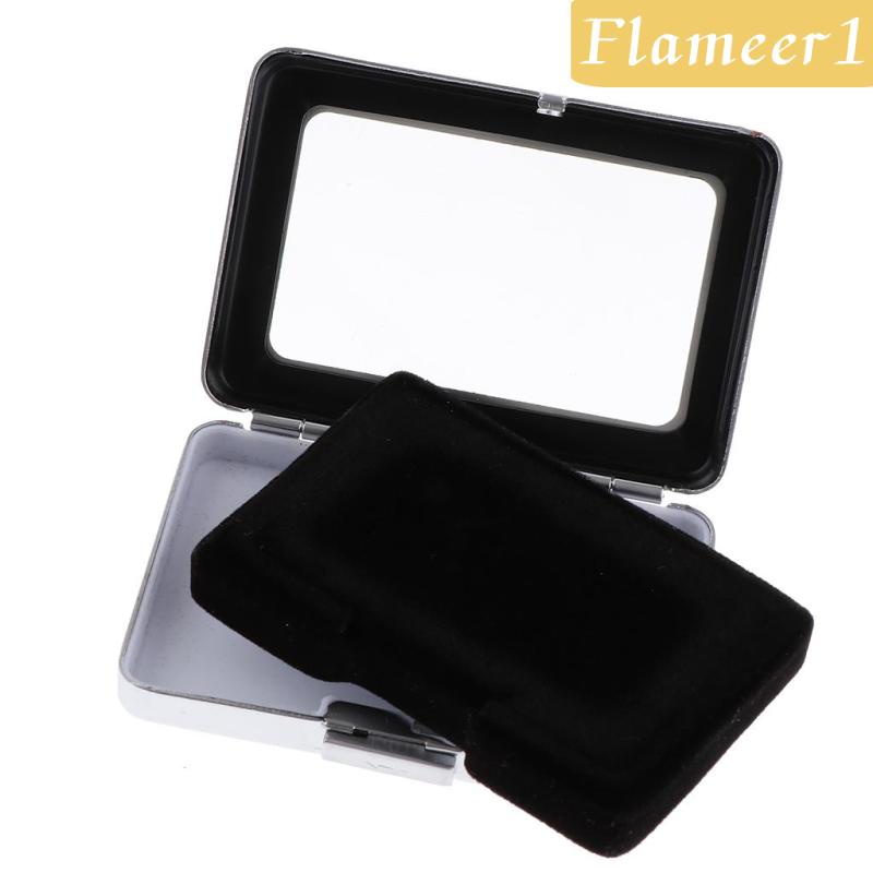 [Flameameer1] Hộp Nhung Đựng Đá Quý Sang Trọng Hai Mặt