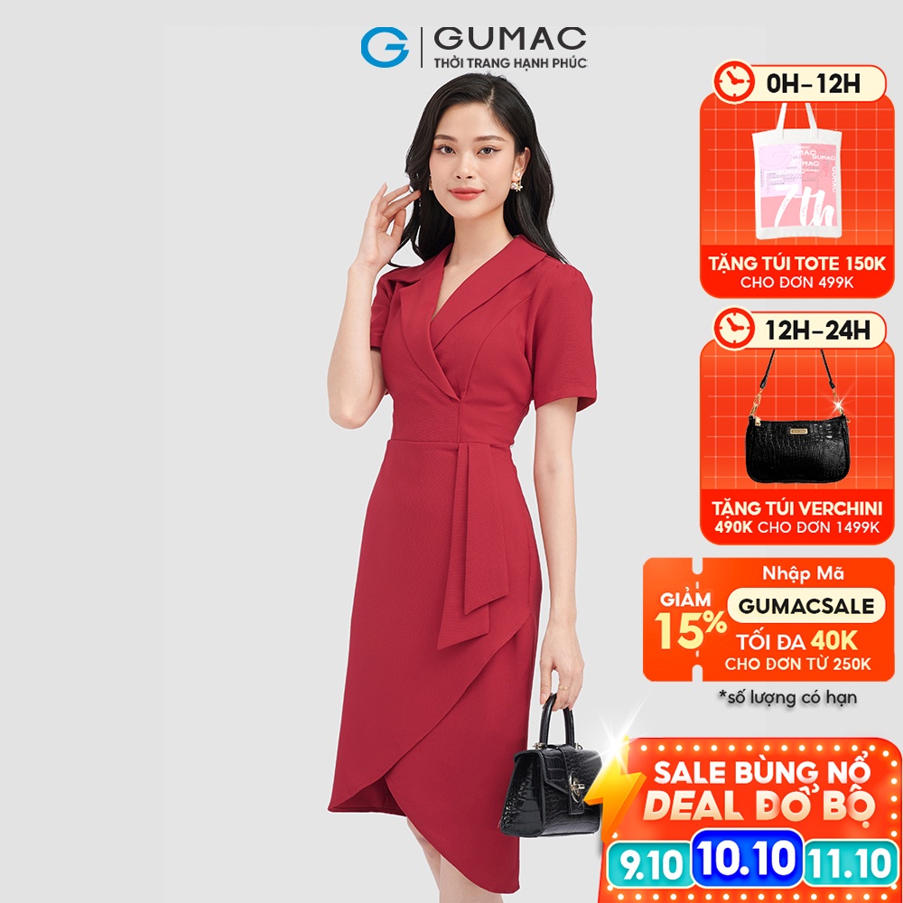 Đầm body tulip thời trang GUMAC DC08099