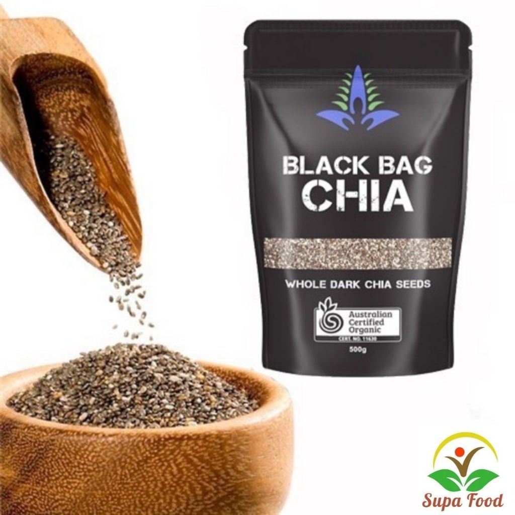 Hạt Chia Úc Chính hãng Black Bag - HẠT CHIA Dinh Dưỡng, giảm cân, Onefood68