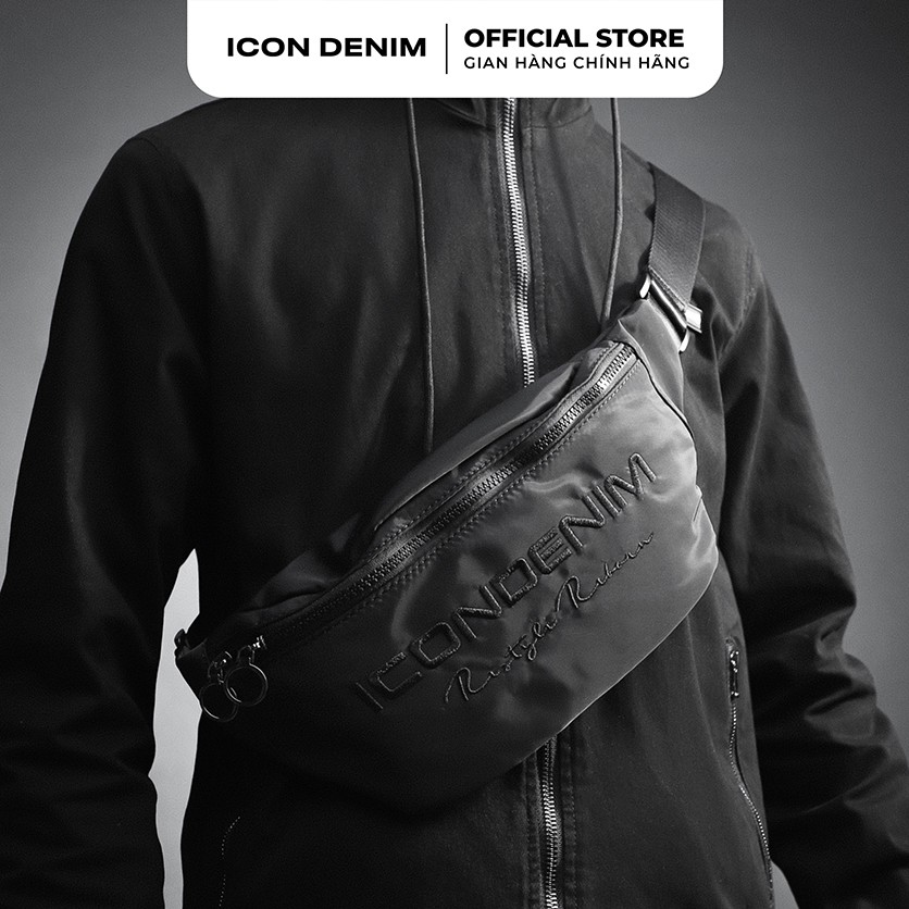 Túi Đeo Chéo ICON DENIM In Black | BigBuy360 - bigbuy360.vn