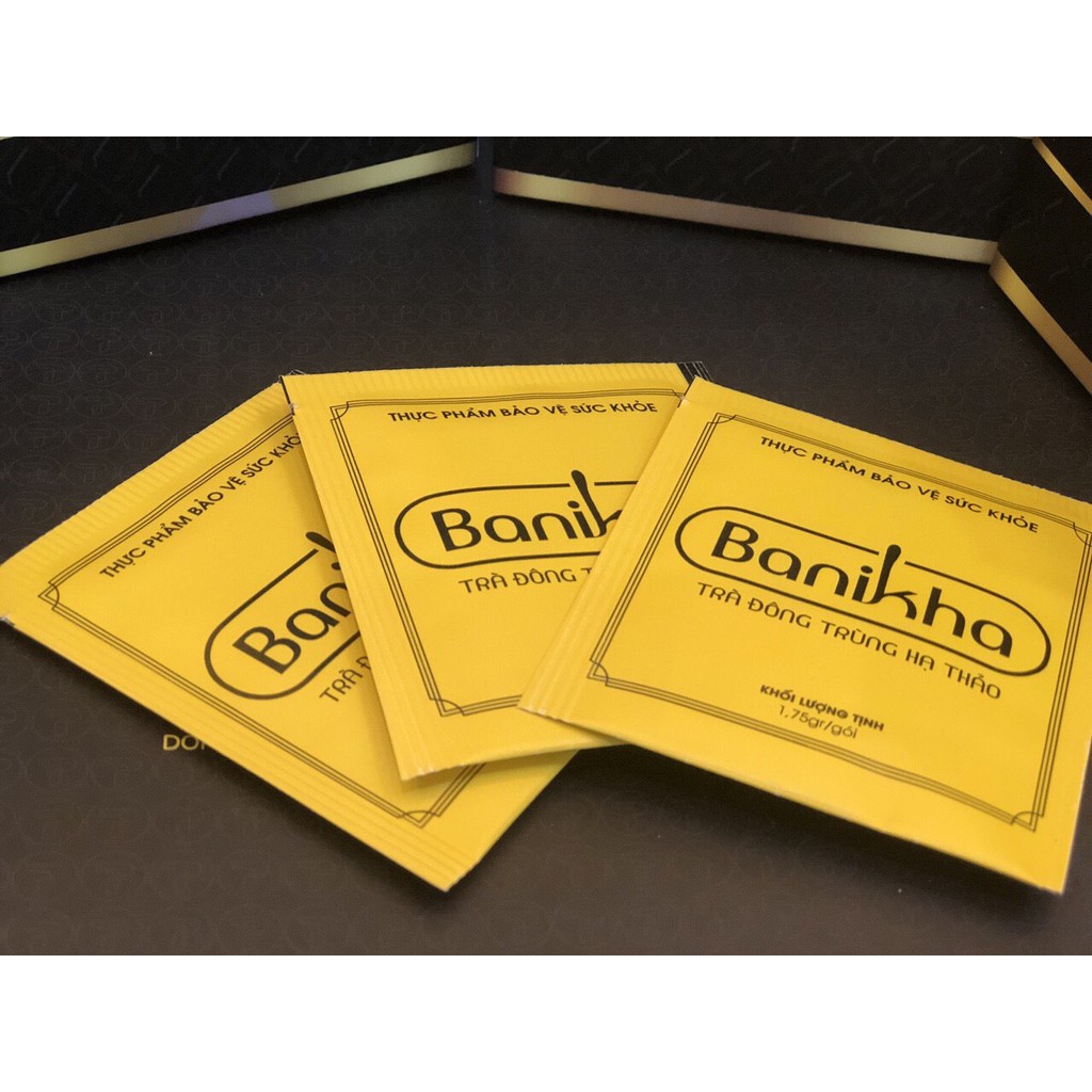 Trà Đông Trùng Hạ Thảo BANIKHA - bổ thận, bổ phổi, nâng cao thể trạng, giúp giảm lão hóa