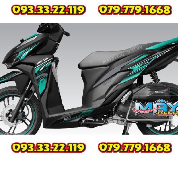 Tem Rời Honda Vario 150 RK Xanh Đen