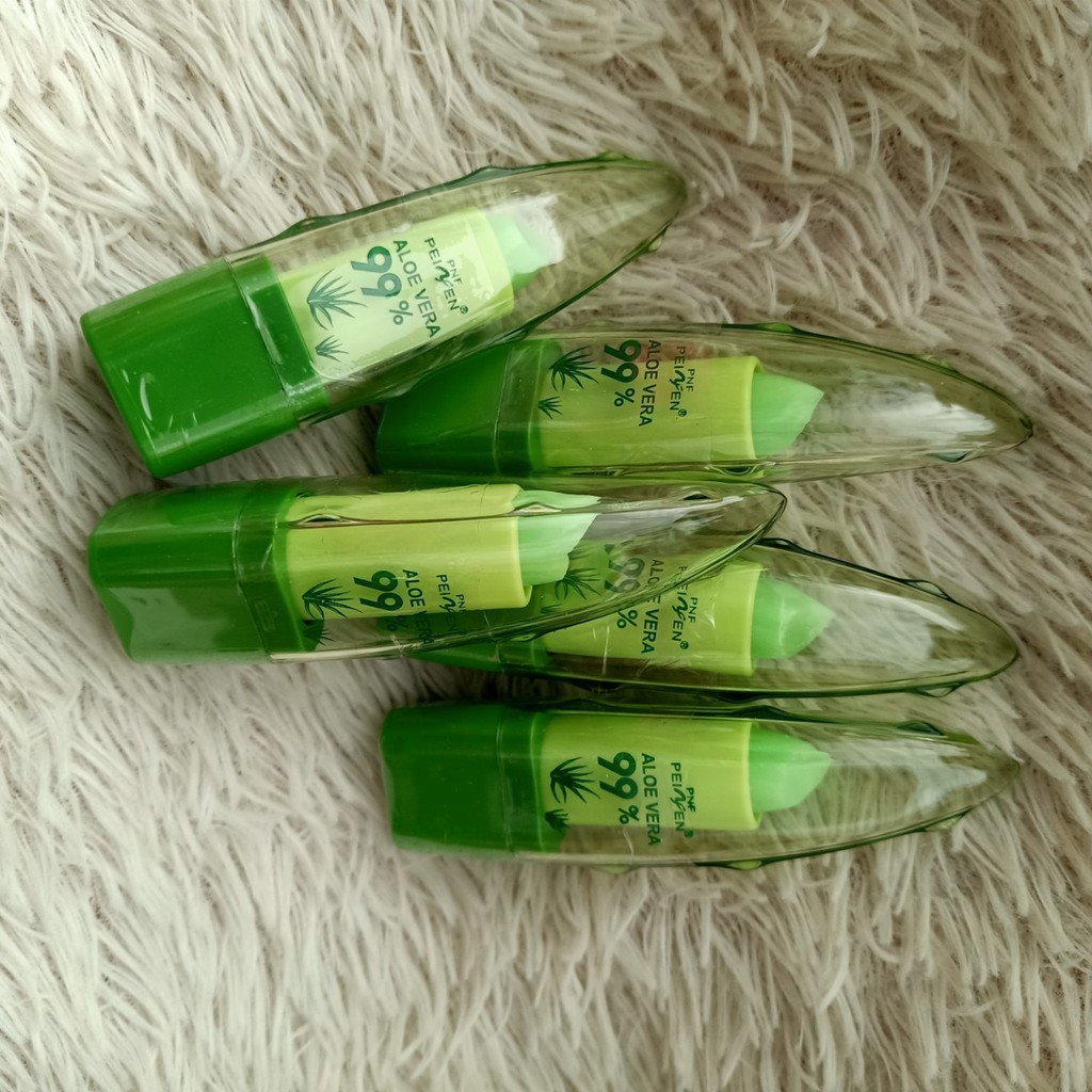 SON DƯỠNG MÔI NHA ĐAM ALOE VERA 99% [CHÍNH HÃNG]