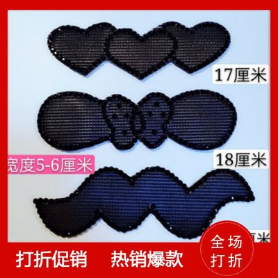 Miếng dán tóc bị hỏng nữ bangs kẹp tóc Headband Velcro dán tóc dính cho trẻ em cộng với dán ma thuật dài Phụ kiện tóc cắ