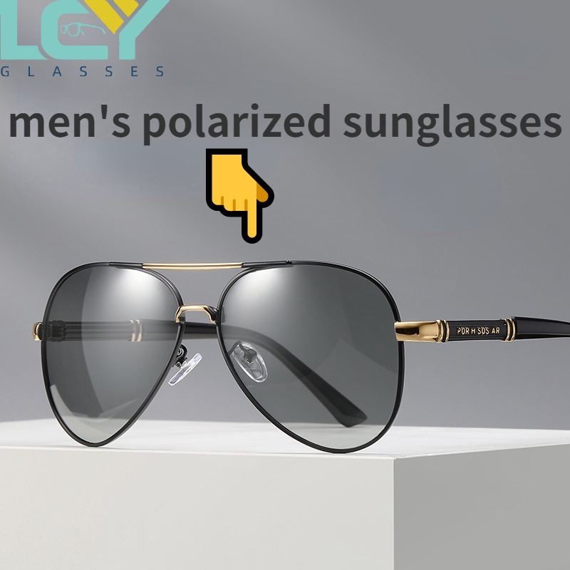 Kính Mát Phân Cực Kiểu Dáng Cổ Điển Thời Trang Dành Cho Nam