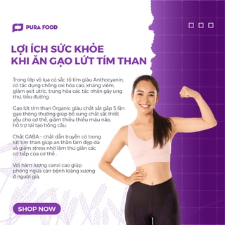 Gạo Lứt Tím Than 1Kg