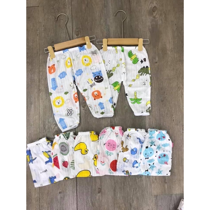 Quần chục dài cotton giấy từ 3-13kg (set 10 quần)