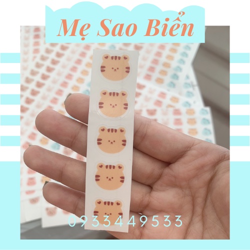 Sticker in nhiệt dán bình sữa, đồ dùng cho bé chống nước