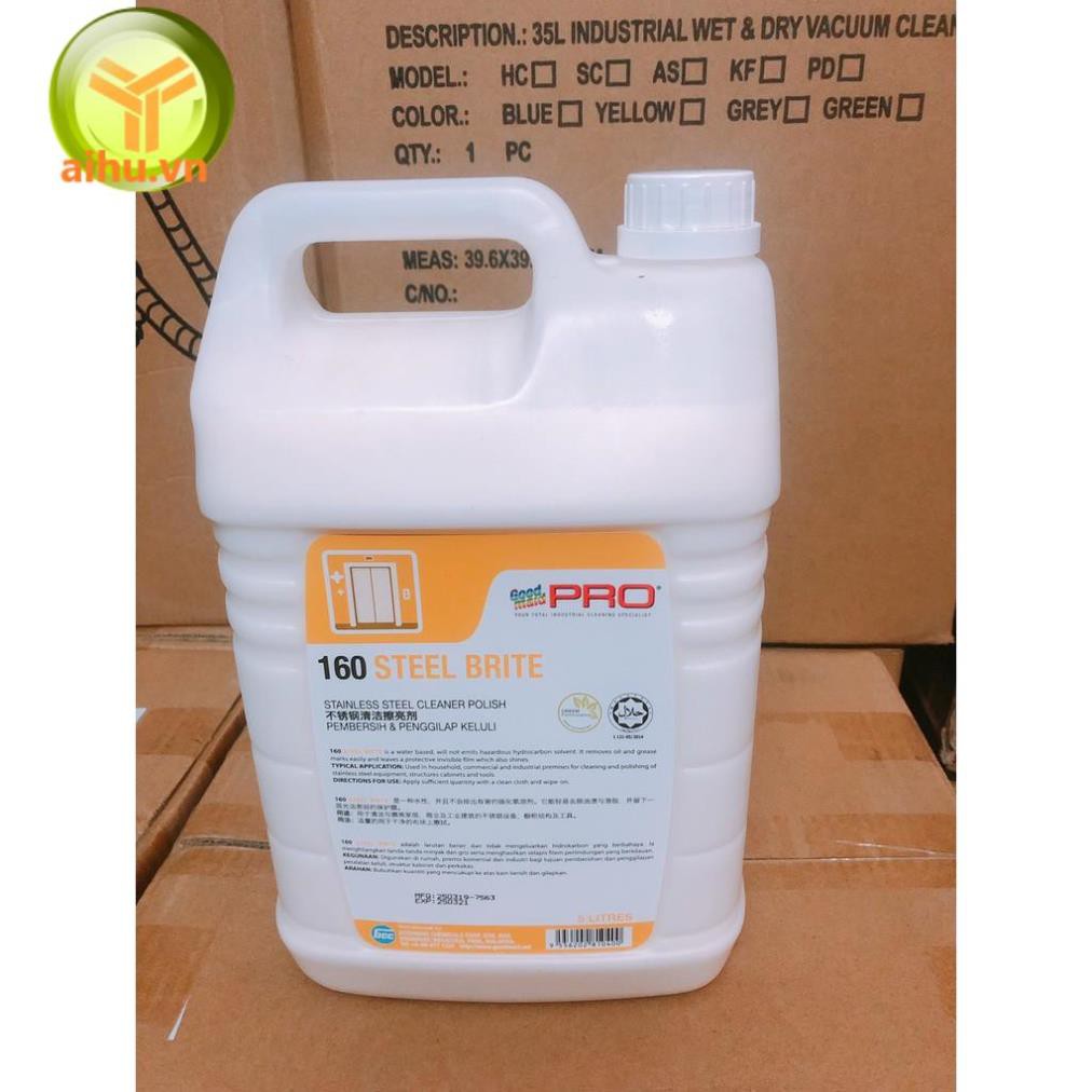 Dung dịch tẩy rỉ sét, đánh bóng và bảo dưỡng bề mặt inox, đồng, nhôm,... tạo lớp bảo dưỡng chống oxi hóa- Goodmaid G160-