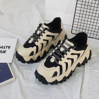 Giày sneaker thể thao nữ buộc dây siêu đẹp, tăng cao 4cm TP04
