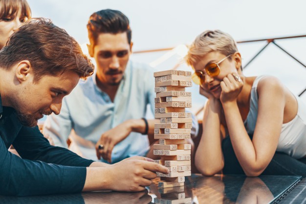 Bộ đồ chơi rút gỗ (Jenga Wooden Blocks) bộ đồ chơi rút gỗ mịn an toàn cho bé đồ chơi thông minh cho bé đồ chơi nhóm