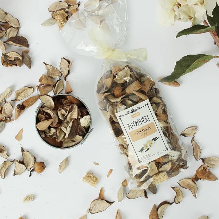 Túi hoa khô thơm tinh dầu hương hoa hồng , oải hương lavender , vanilla Potpourri siêu thơm Nhật Bản