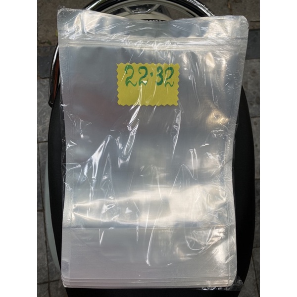 Túi zip bạc-zipper 1 mặt bạc-2 mặt bạc-trong suốt, đáy đứng 1kg các cỡ