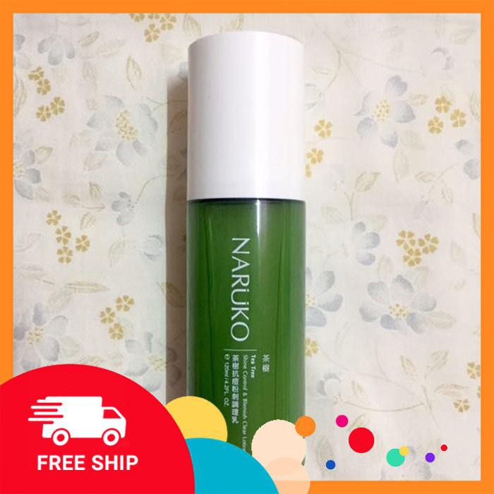 Sữa dưỡng ẩm kiềm dầu và kiểm soát mụn Naruko trà tràm Tea Tree Shine Control and Blemish Clear Lotion 120 ml