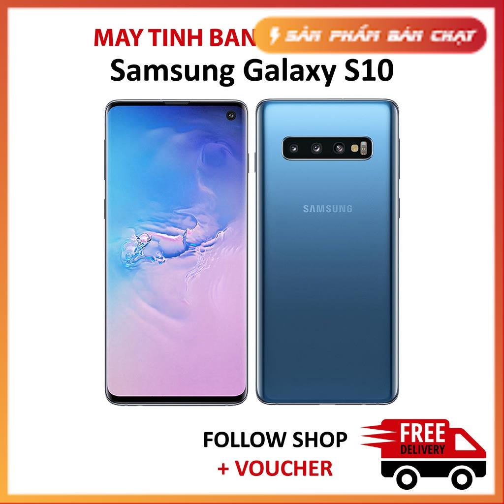 Điện thoại Samsung Galaxy S10, chip Snap 855 ram 8GB cảm biến vân tay ẩn màn hình