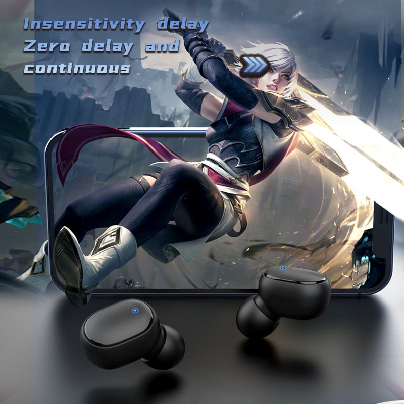 Bộ Tai Nghe Nhét Tai Không Dây Bluetooth Mini Giảm Tiếng Ồn G6S G7S