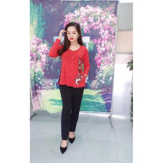 ÁO BÀ BA HOA ĐÀO TÀ THÁI HOÀNG