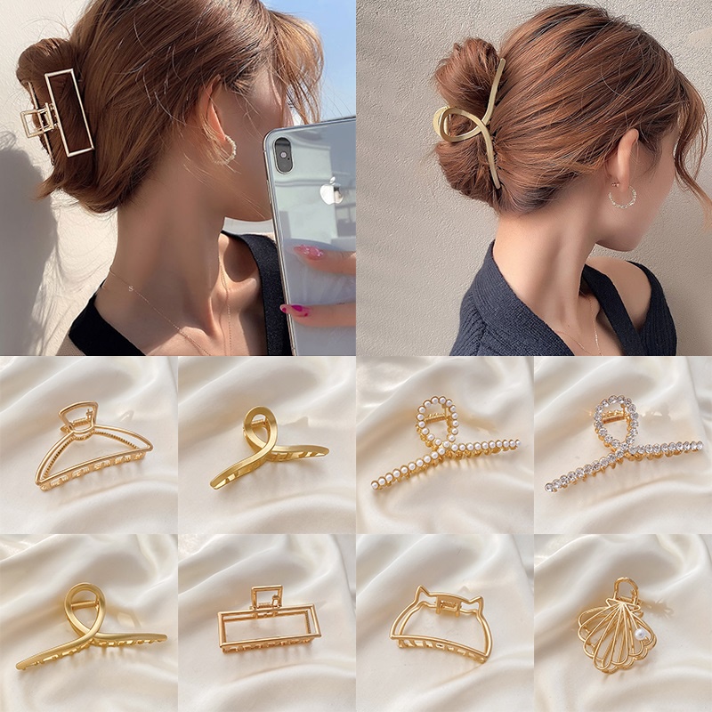 Kẹp Tóc Nữ Đính Ngọc Trai Thời Trang Hàn Quốc