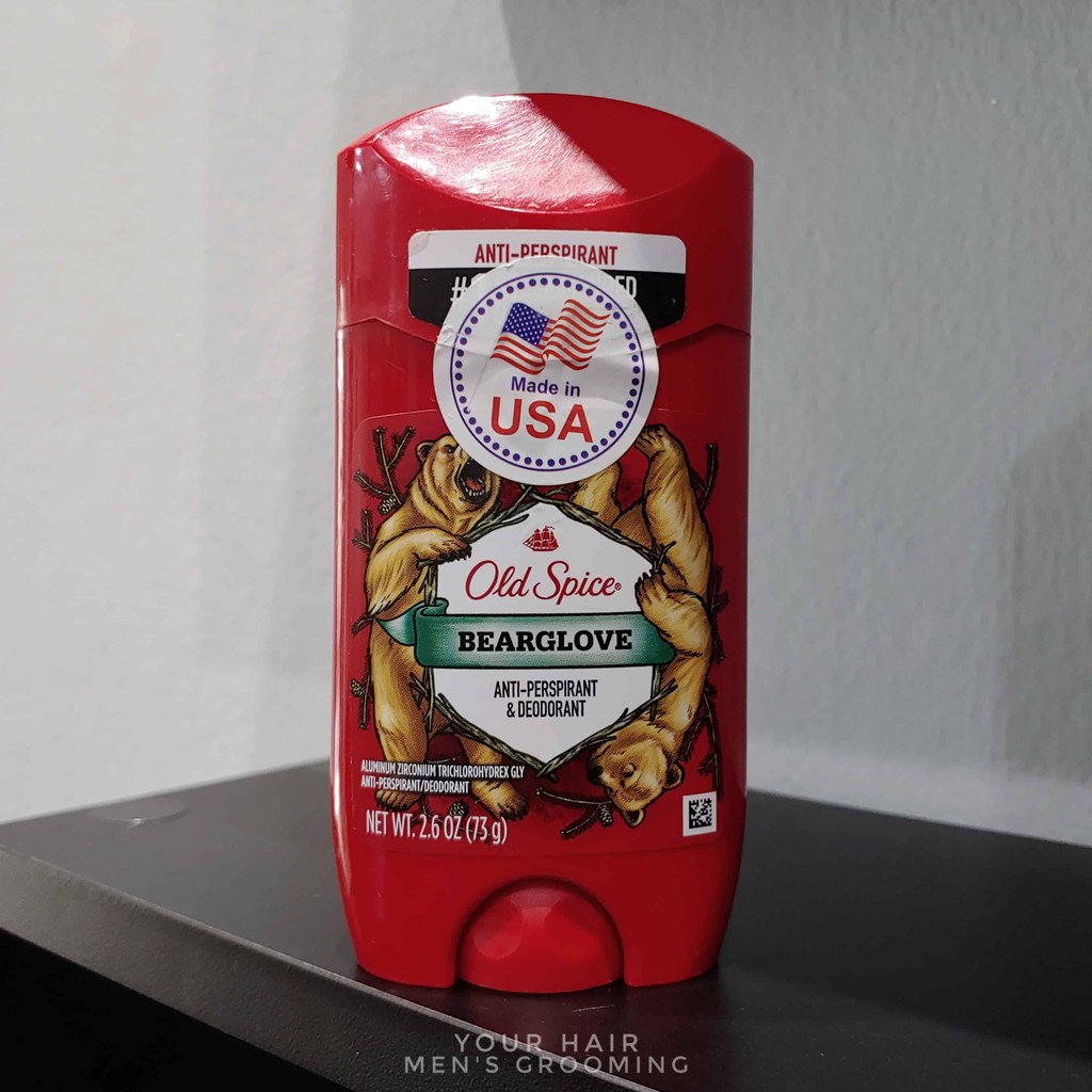 Lăn khử mùi Old Spice Bearglove 73gr - Múi TÁO, CAM QUÝT - Chính hãng USA