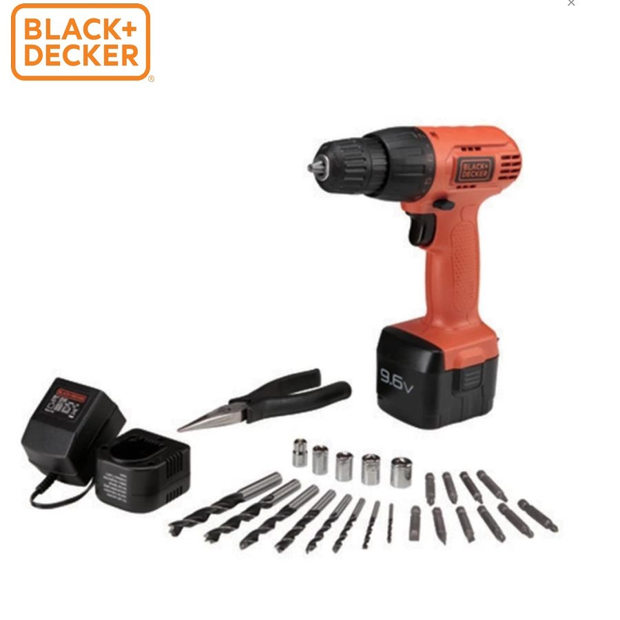 Máy khoan vặn vít dùng pin Black&Decker CD961PK-B1